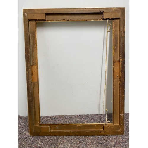 90 - Two antique gilt portrait frames