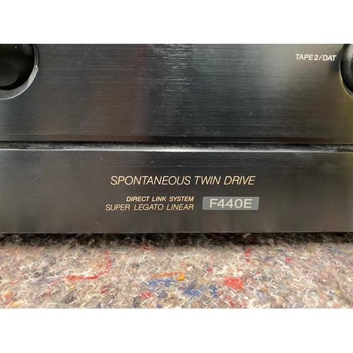 129 - Vintage Sony F440E Stereo Integrated Amplifier Spontaneous Twin Drive - Powers up