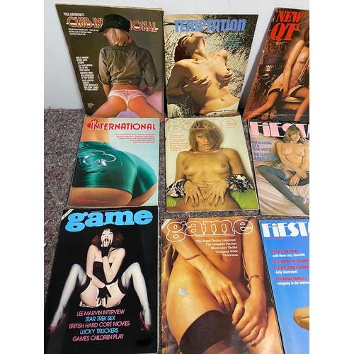 142 - Vintage Collection of 1960's/70's Adult Magazines