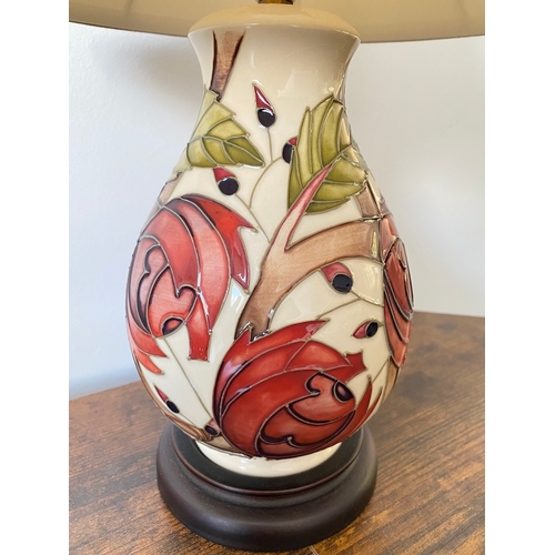 149 - Moorcroft Table Lamp Pirouette Breeze Emma Bossuns - working