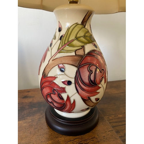 149 - Moorcroft Table Lamp Pirouette Breeze Emma Bossuns - working