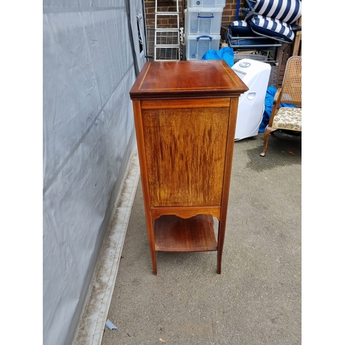 177 - Edwardian Mahogany Music Sheet Drawer Cabinet - 54cm x 39cm x 97cm