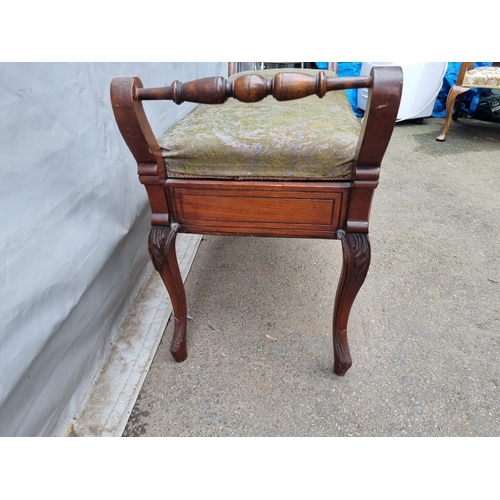 178 - Victorian Ottoman / Piano Stool