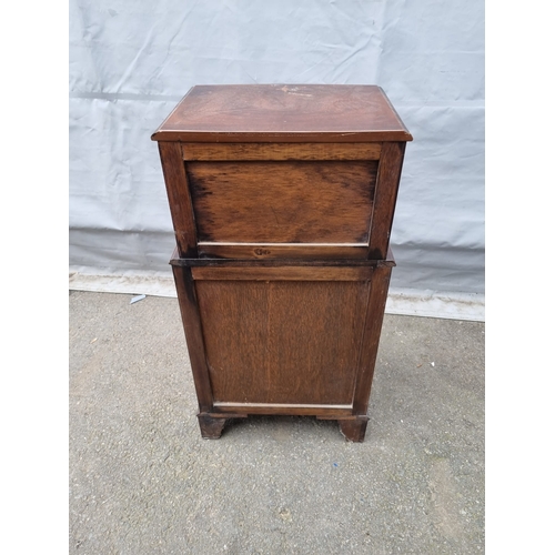 179 - Vintage Mahogany 6 Drawer Cabinet 40cm x 84cm x 32cm