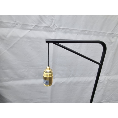 189 - Modern designer black and gold standing lamp