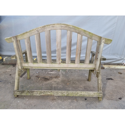 199 - Weathered Teak Garden Bench
57cm x 132cm x 103cm