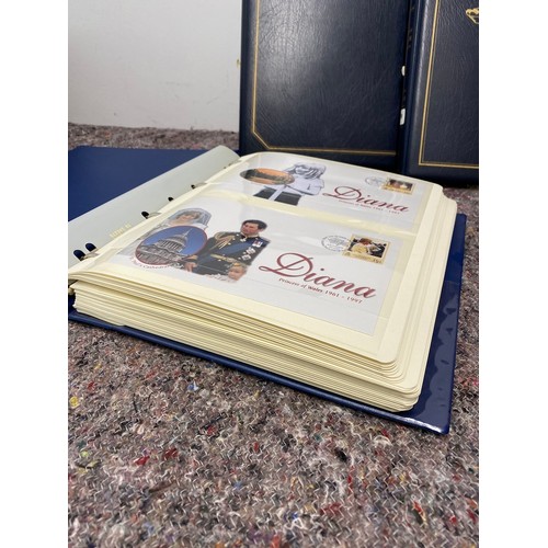 163 - Princess Diana Commemorative Stamp folders