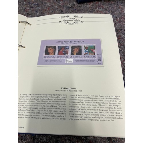 163 - Princess Diana Commemorative Stamp folders