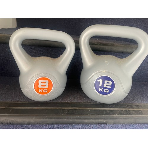 223 - Set of 4 Kettle Bells Training / Gym - 2/4/4/6KG/8kg /10kg /12kg