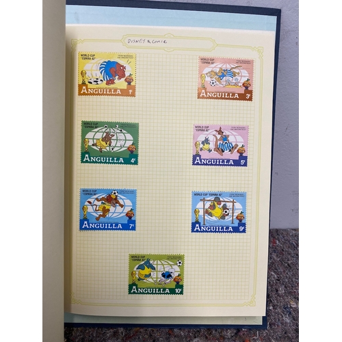 80 - Folder containing over 100 pages of  British & World Stamps of Castles / Cats / Christmas / Comm's /... 