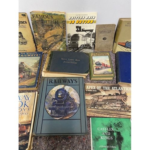 404 - Various Antique & Vintage Railway / Locomotives Reference Books / Stories inc 1915 railway clearing ... 