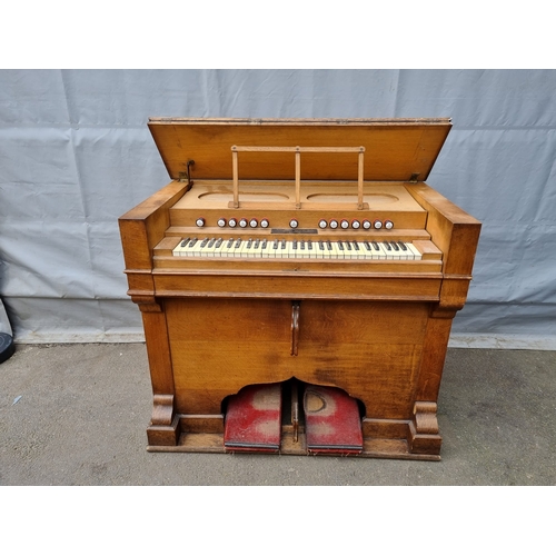 418 - 1900's French Alexandre Pere et Fils Reed Organ (Harmonium) with inscription 