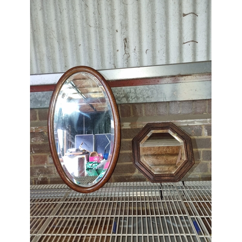 436 - Two Antique Wall Mirrors