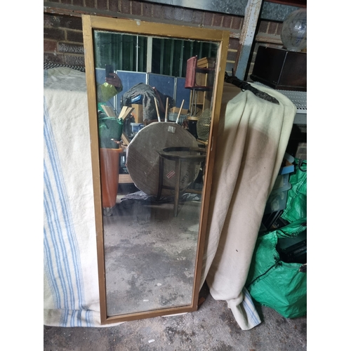 438 - Large Antique Gilt Wall mirror 60cm x 160cm