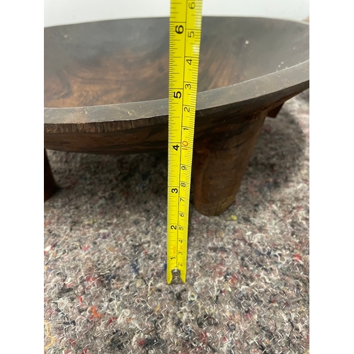 11 - Two Vintage Wood Tureen Hand carved Bowls