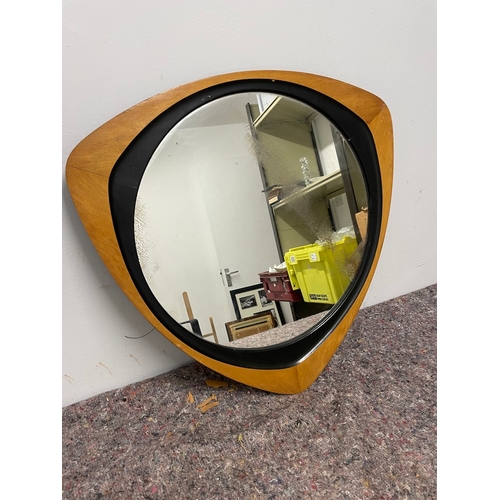 5 - Retro 1960's Swedish G&T by Atelje Wall Mirror 61cm x 61cm - some foxing to mirror