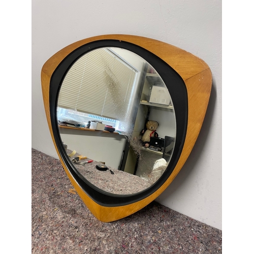 5 - Retro 1960's Swedish G&T by Atelje Wall Mirror 61cm x 61cm - some foxing to mirror