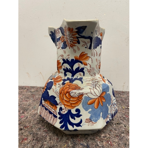 8 - A Large Mid 19th Century Masons Ironstone China Jug c1850 with 