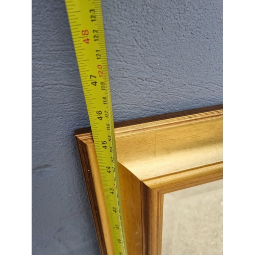 239 - Modern Gilt Framed Bevelled Wall Mirror - 89cm x 115cm