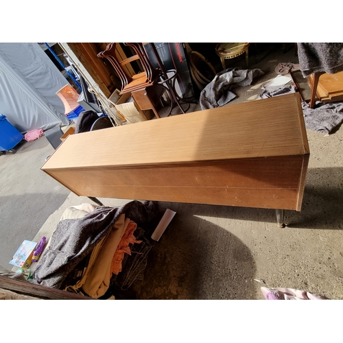 262 - Mid Century Teak G Plan Sideboard Carcass - 191cm x 43cm x 78cm