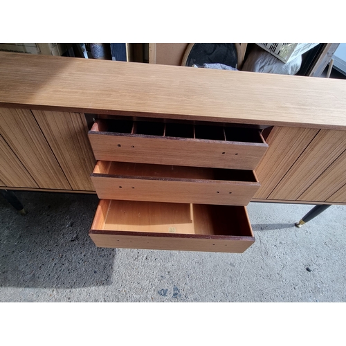 262 - Mid Century Teak G Plan Sideboard Carcass - 191cm x 43cm x 78cm