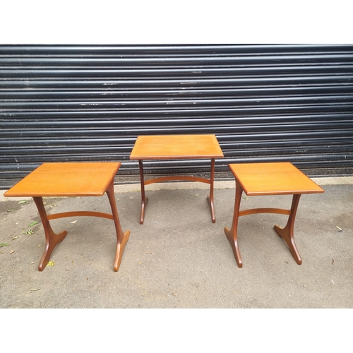 266 - Mid Century Teak G Plan Nest of Three Tables