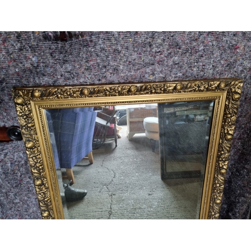 294 - Gilt Frame Bevelled Mirror - 62cm x 87cm