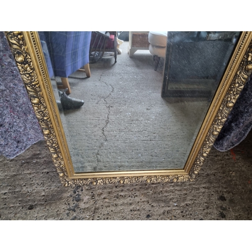 294 - Gilt Frame Bevelled Mirror - 62cm x 87cm