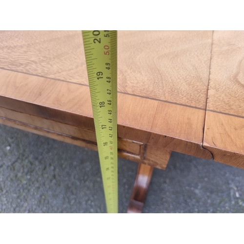 300 - Vintage Low Rise Drop Leaf Coffee Table 152cm x 53cm x 44cm