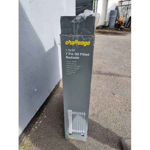 315 - 1.5kw 7 Fin Oil Filled Radiator, New in Box