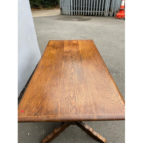 321 - Vintage Oak Coffee Table - 45cm x 97cm x 51cm