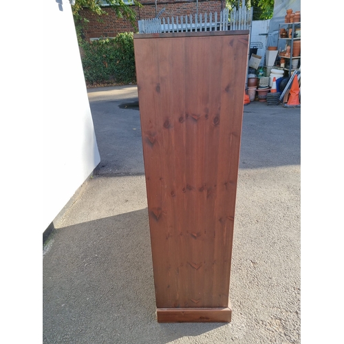 351 - Modern Graduating Display Cabinet with Drawers