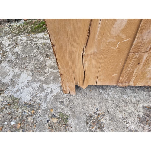 357 - Antique Pine Chest of Three drawers 76cm x 40cm x 80cm