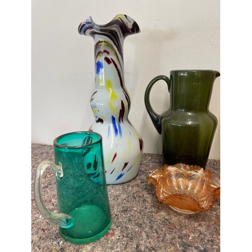 24 - Collection vintage of studio art glass - handblown, majority polish pontils