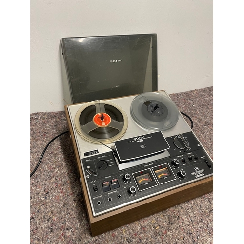 54 - Vintage Sony Tape Recorder TC 377 with Ferrite & Ferrite Head - Working