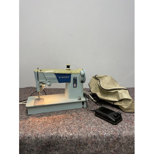 60 - Vintage Singer 359 K Sewing Machine - Working