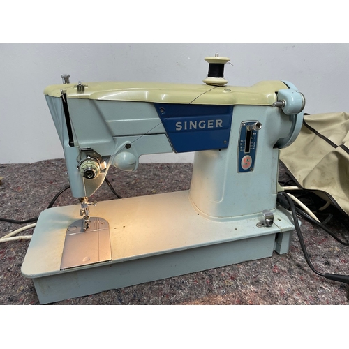 60 - Vintage Singer 359 K Sewing Machine - Working