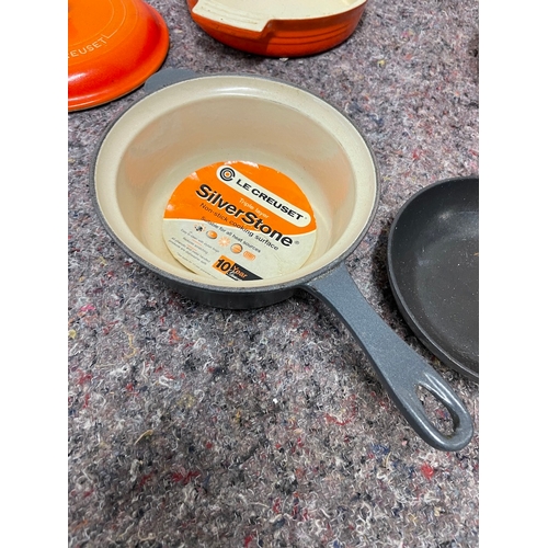 132 - Vintage Le Creuset Pots and Pans