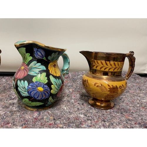 137 - Collection of various vintage jugs / vase