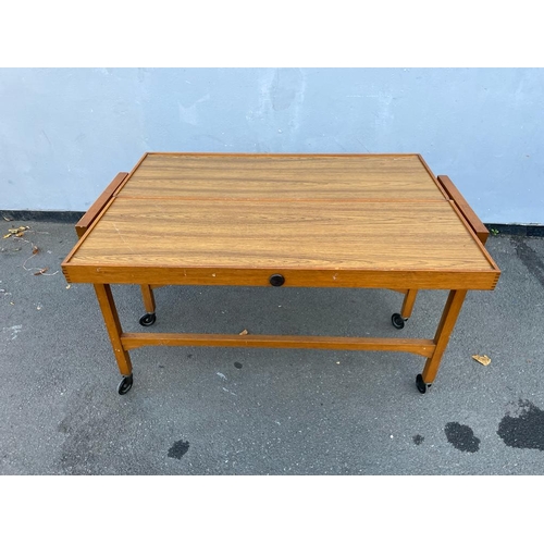 364 - Mid Century Teak Metaphoric Coffee Table / serving Table  111cm x 76cm x 75cm