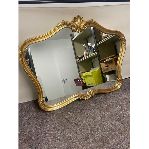 166 - Modern Gilt Wall Mirror