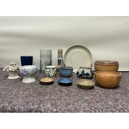 172 - Collection of various studio pottery