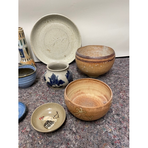 172 - Collection of various studio pottery