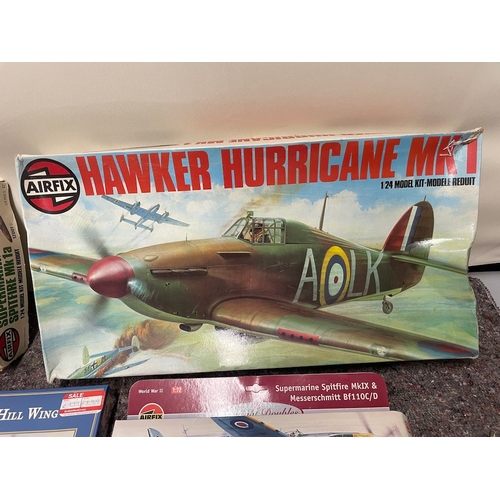 176 - Collection of Air Fix model planes, models / board games + others all appear complete and unused but... 