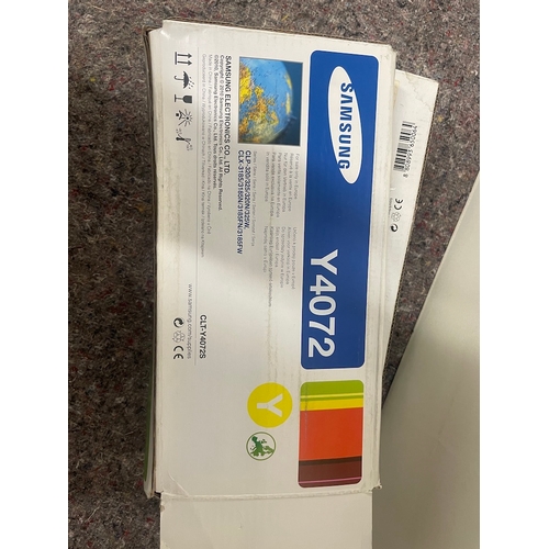 192 - New in box Samsung Toner Cartridges - Yellow, Magenta, Cyan