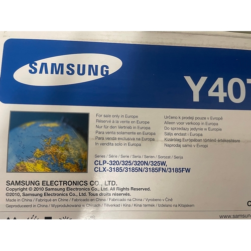 192 - New in box Samsung Toner Cartridges - Yellow, Magenta, Cyan