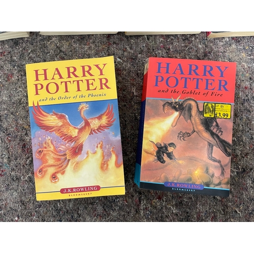 194 - Harry Potter Books - includes two 1st editions (bottom line)