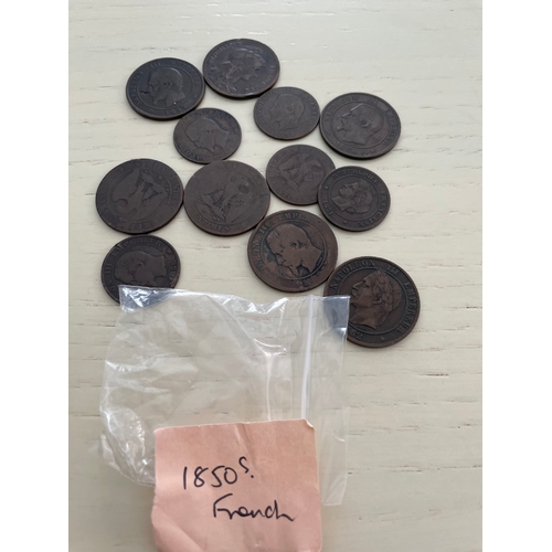 202 - 18th-20th century English and French Coins