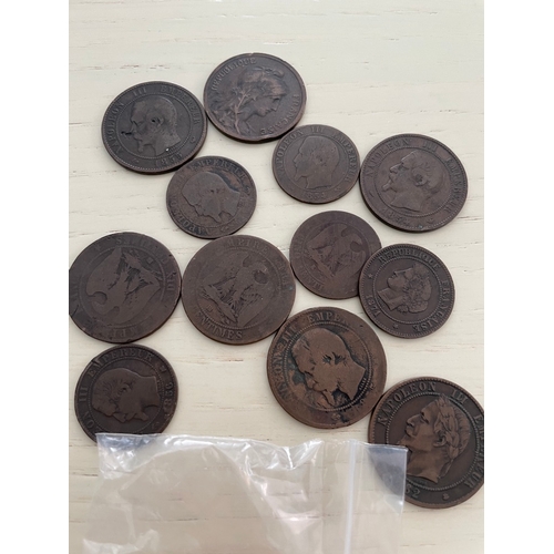 202 - 18th-20th century English and French Coins