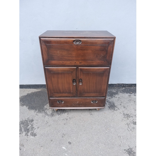 469 - Vintage Ercol Bureau 83cm x 43cm x 110cm